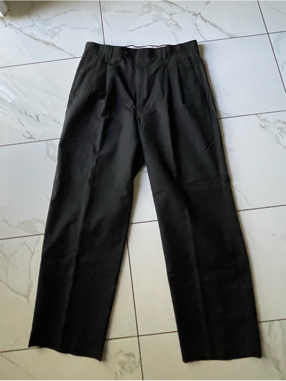 Louis Raphael Black Men's Dress Trousers. Size: 34/30